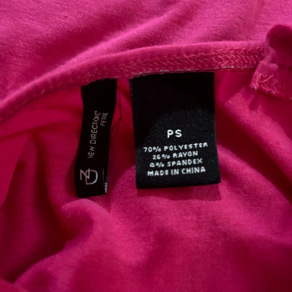 New Directions Petite PS Fuchsia Pink Sleeveless Maxi Dress – Size PS - Picture 6 of 7